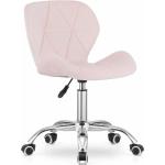 Kancelářské židle v růžové barvě z plastu 