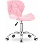 Kancelářské židle v růžové barvě z polyuretanu 
