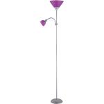 Stojací lampy Rabalux Action ve fialové barvě v minimalistickém stylu z kovu 