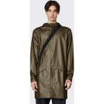 RAINS Khaki voděodolný kabát Long Jacket – S