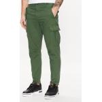 Pánské Plátěné kalhoty Rebel Redefined v zelené barvě regular ve velikosti L ve slevě 