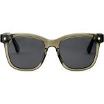 Pánské Retro sluneční brýle v šedé barvě v retro stylu z koženky 