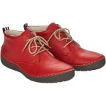 Dámské Kotníkové boty Rieker v červené barvě ze syntetiky ve velikosti 39 