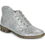 Dámské Kotníkové boty Rieker ve stříbrné barvě ve velikosti 40 s výškou podpatku do 3 cm 