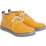 Dámské Kotníčkové boty na podpatku Rieker v žluté barvě v ležérním stylu ze syntetiky ve velikosti 36 s výškou podpatku do 3 cm ve slevě 
