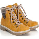 Dámské Zimní boty Rieker v žluté barvě ze syntetiky ve velikosti 38 na zimu 