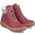 Dámské Kotníkové boty Rieker v červené barvě ze syntetiky ve velikosti 39 