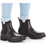 Dámské Chelsea boots Rieker v černé barvě ze syntetiky ve velikosti 42 na zimu 