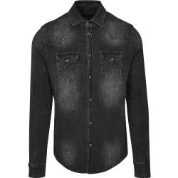 Černá pánská košile Brandit Riley Denim Shirt 5XL