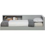 Jednolůžkové postele Woood z borovice s úložným prostorem 