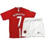 Fotbalové dresy v červené barvě v retro stylu s motivem Manchester United 
