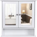 Zrcadlové skříňky v bílé barvě v elegantním stylu z MDF 