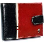 Pánské Kožené peněženky Rovicky v červené barvě v kancelářském stylu z kůže s blokováním RFID ve slevě Svatební hosté 