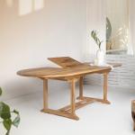 Zahradní stoly House Nordic z teaku rozkládací ve slevě 