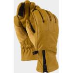 Pánské Kožené rukavice Burton Tech v hnědé barvě v minimalistickém stylu z fleecu ve velikosti M ve slevě 