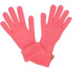 Dámské Kožené rukavice Camel Active v růžové barvě v minimalistickém stylu z kůže ve velikosti M 