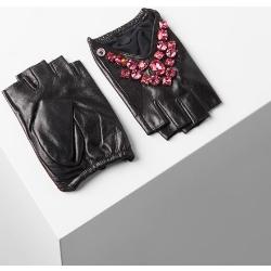 Rukavice Karl Lagerfeld K/geostone Triangle Glove