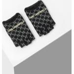 Dámské Kožené rukavice Karl Lagerfeld z džínoviny ve velikosti L 