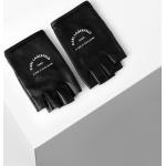 Dámské Kožené rukavice Karl Lagerfeld v černé barvě z kůže ve velikosti S 