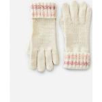 Dámské Zimní rukavice Rip Curl ve světle béžové barvě s pruhovaným vzorem ve velikosti S 