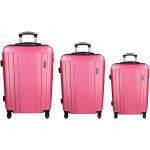 Sada 3 cestovních kufrů Madisson Reina S,M,L - růžová