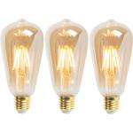 LED žárovky ve zlaté barvě ze skla ve slevě kompatibilní s E27 