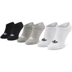 adidas Sada 3 párů nízkých ponožek unisex Trefoil Liner FT8524 Bílá