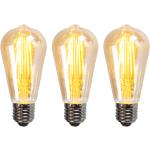 LED žárovky ve zlaté barvě kompatibilní s E27 
