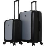 Sady kufrů v černé barvě v elegantním stylu na čtyřech kolečkách o objemu 101 l 