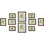 Rámečky na fotky v hnědé barvě v minimalistickém stylu ze dřeva ve velikosti 20x25 