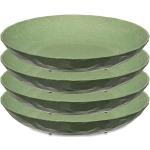 Sady talířů Koziol v zelené barvě v elegantním stylu z plastu vhodné do myčky nadobí 