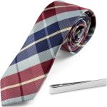 Pánské Spony na kravatu Trendhim ve stříbrné barvě 