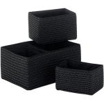Úložné boxy Kela v černé barvě z plastu 