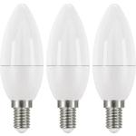 LED žárovky Emos v bílé barvě 3 ks v balení kompatibilní s E14 