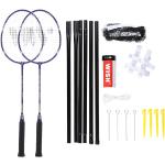Badmintonové rakety v šedé barvě z ocele 