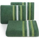 Ručníky v zelené barvě z polyesteru ve velikosti 70x140 6 ks v balení 