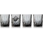 Sklenice na whisky v šedé barvě v elegantním stylu ze skla vhodné do myčky nadobí sety 