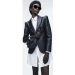 Dámská  Jarní a podzimní móda Karl Lagerfeld v černé barvě z jehněčí kůže ve velikosti 10 XL 