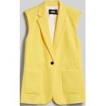 Dámské Vesty Karl Lagerfeld v žluté barvě v moderním stylu ve velikosti 10 XL 