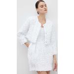 Dámská  Jarní a podzimní móda v bílé barvě z polyesteru ve velikosti 10 XL ve slevě 
