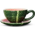 Šálky vícebarevné v moderním stylu vhodné do myčky nadobí s motivem vodní meloun 