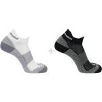 Kotníkové ponožky Salomon v bílé barvě ve velikosti M 