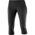 Dámské Běžecké kalhoty Salomon v černé barvě z polyesteru ve velikosti L 