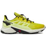 Pánské Krosové běžecké boty Salomon Supercross v žluté barvě ze syntetiky ve velikosti 40 