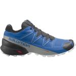 Pánské Krosové běžecké boty Salomon Speedcross 5 v modré barvě ve velikosti 46 voděodolné ve slevě 