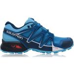 Dámské Krosové běžecké boty Salomon Speedcross Vario v modré barvě v lakovaném stylu ze syntetiky ve velikosti 38 ultralehké ve slevě 