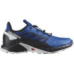 Pánské Krosové běžecké boty Salomon Supercross v modré barvě Gore-texové ve velikosti 42 ve slevě 