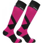 Ponožky Salomon v růžové barvě ve slevě 