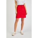 Dámské Mini sukně v červené barvě ve velikosti XXL mini ve slevě plus size 
