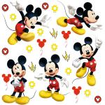Samolepky na zeď s motivem Mickey Mouse a přátelé Mickey Mouse s motivem myš ve slevě 